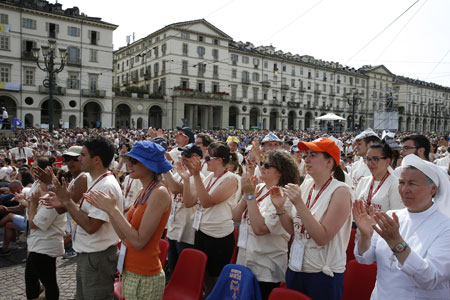 papa Francisco visita Turín 21-22 junio 2015 encuentro con los jóvenes