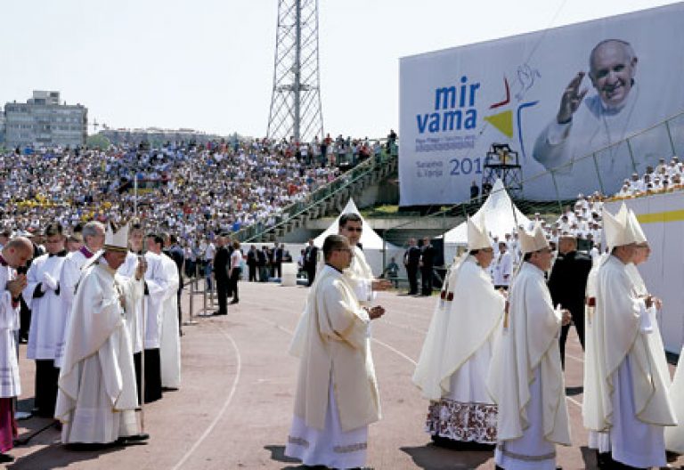 papa Francisco en Sarajevo 6 junio 2015
