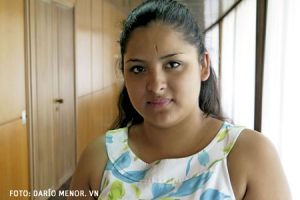 Karla Jacinto, mexicana, fue víctima de trata de personas habló ante el papa Francisco en julio 2015