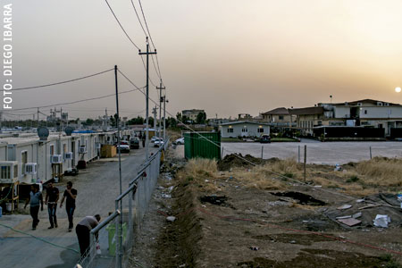 localidad de Tel Skuf, cerca de Mosul, Irak, acosada por los yihadistas