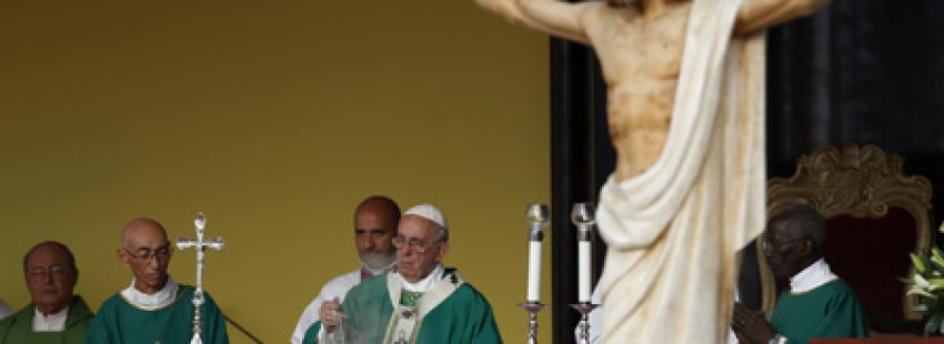 papa Francisco preside la misa en la Plaza de la Revolución de La Habana 20 septiembre 2015 viaje a Cuba y Estados Unidos