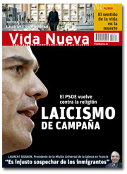 portada Vida Nueva Laicismo de campaña el PSOE contra la religión 2961 octubre 2015 pequeña