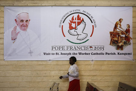 Kenia se prepara para la llegada del papa Francisco, su primera parada en este viaje a África
