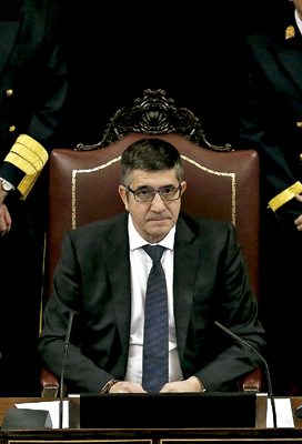 Patxi López, presidente del Congreso de los Diputados 13 enero 2016