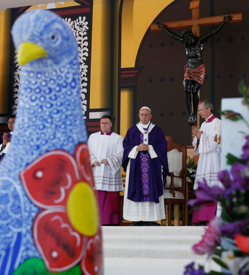 papa Francisco misa con comunidades indígenas en San Cristóbal de las Casas Chiapas 15 febrero