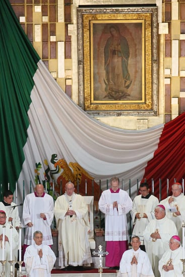 papa Francisco preside la misa en la Basílica de Guadalupe en Ciudad de México 13 febrero 2016