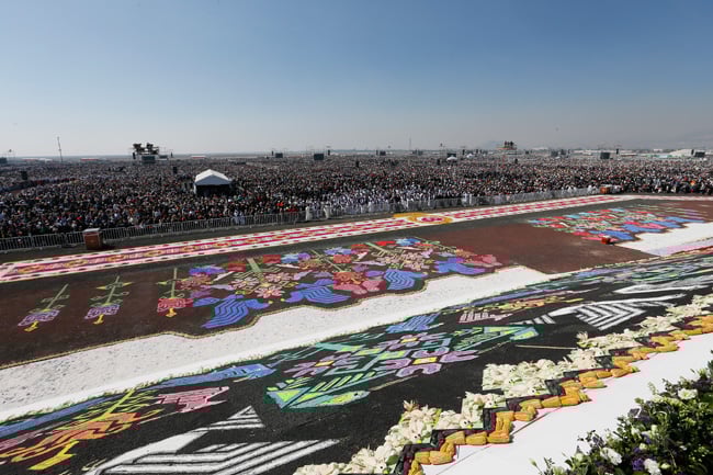 papa Francisco celebra misa en Ecatepec México 14 febrero 2016