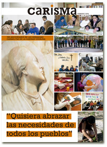 portada primer número suplemento Carisma, dedicado a las Carmelitas Vedrunas, febrero 2016