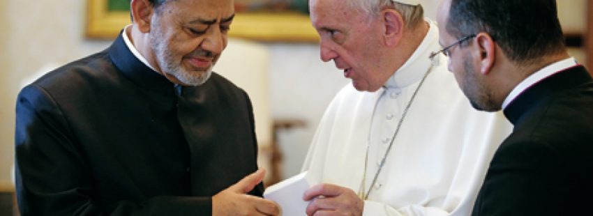 Papa Francisco y Ahmad Al Tayyib