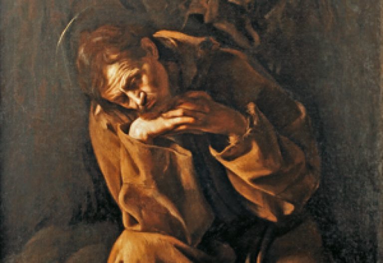 ‘San Francisco en meditación’ (Caravaggio, 1606)