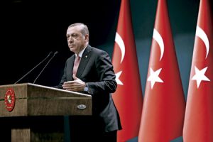 Recep Tayyip Erdogan, presidente de Turquía, después del golpe de Estado fallido julio 2016