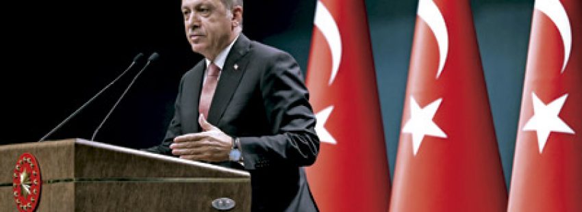Recep Tayyip Erdogan, presidente de Turquía, después del golpe de Estado fallido julio 2016