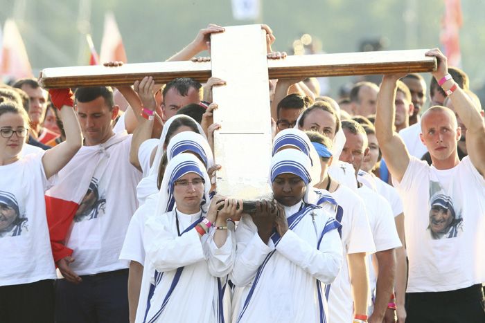 papa Francisco JMJ Cracovia 2016 vía crucis en el Parque Blonia 29 julio 2016