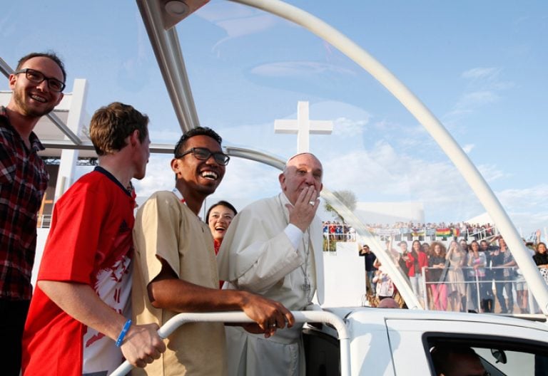 papa Francisco en la vigilia de la Jornada Mundial Juventud Cracovia 2016 30 julio 2016