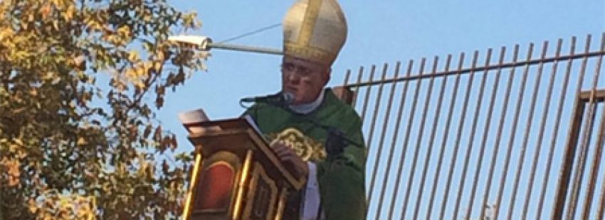 Carlos Osoro, arzobispo de Madrid, creado cardenal por papa Francisco 19 noviembre 2016 en su primera misa tras el nombramiento en Santa María de Caná Pozuelo 9 de octubre 2016