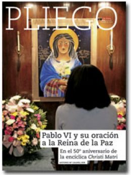 portada Pliego VN Pablo VI y su oración a la Reina de la Paz 3006 octubre 2016