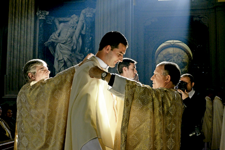 ordenación como sacerdote de un seminarista de los Legionarios de Cristo