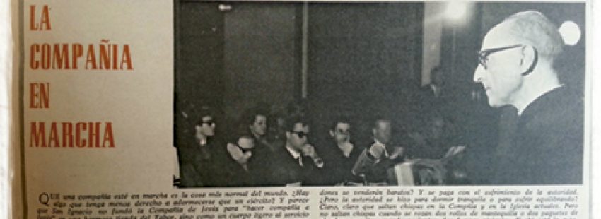 imagen de la revista Vida Nueva n 551 1966 con Pedro Arrupe, recién elegido prepósito general de la Compañía de Jesús