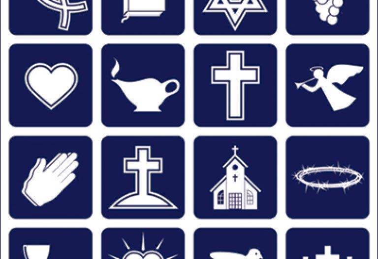 logotipos de varias religiones presentes en España