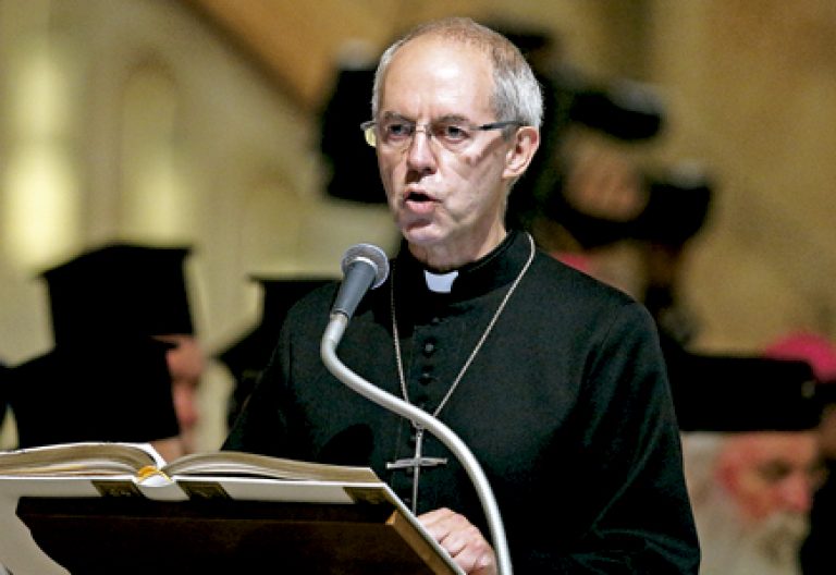 Justin Welby arzobispo de Canterbury jornada de oración por la paz Asís septiembre 2016
