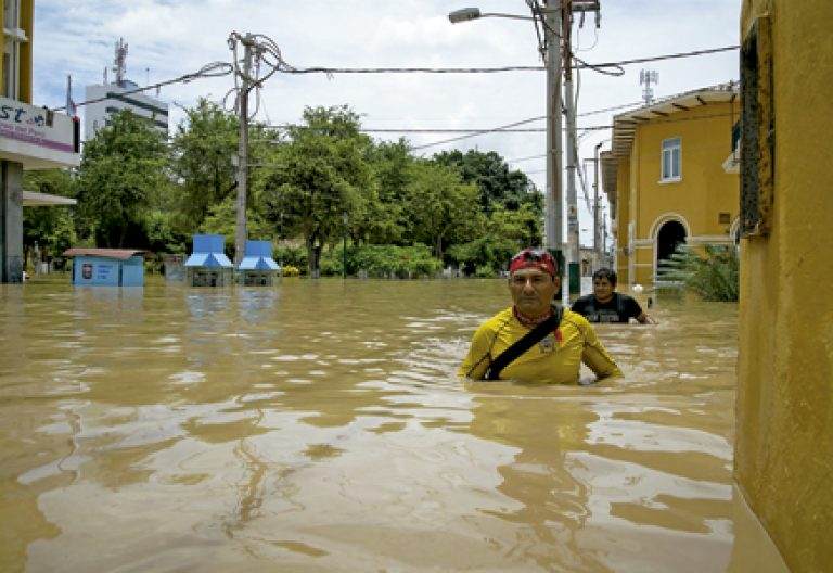 inundaciones en Perú por el fenómeno Niño Costero