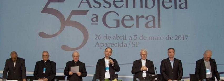 obispos de Brasil en la apertura de la 55 Asamblea Plenaria de la Conferencia Episcopal CNBB 26 abril 2017