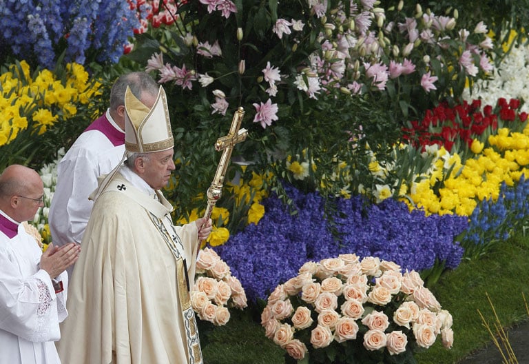 papa Francisco Semana Santa 2017 celebración del Domingo de Resurrección en la Plaza de San Pedro Vaticano 16 abril
