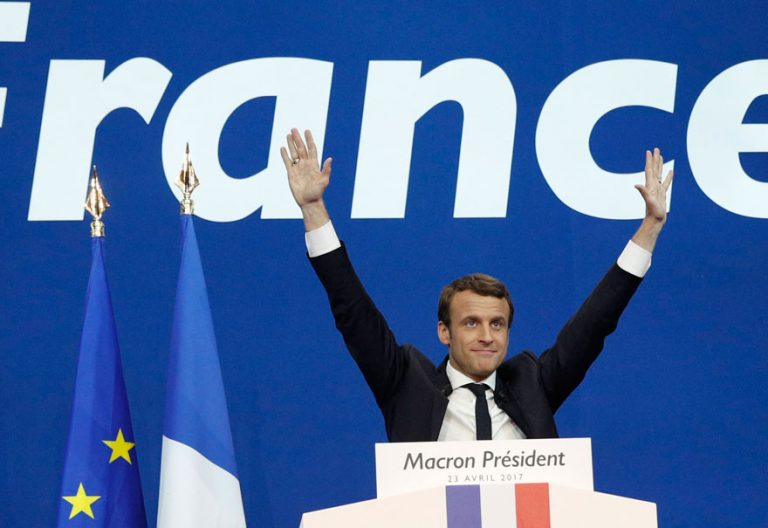 Macron, candidato a presidente de Francia