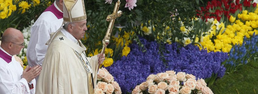 papa Francisco Semana Santa 2017 celebración del Domingo de Resurrección en la Plaza de San Pedro