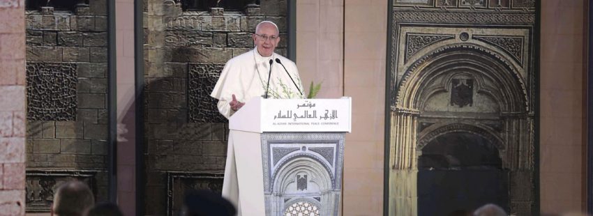 papa Francisco discursos en Egipto viaje apostólico 28-29 abril 2017