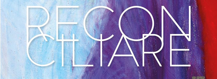 detalle del cartel de Las Edades del Hombre en Cuélla Segovia Reconciliare 2017