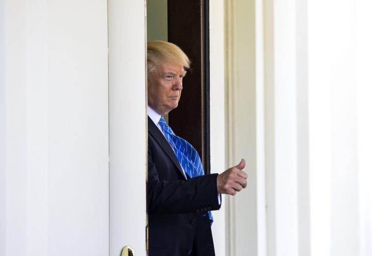 Donald Trump, en la Casa Blanca