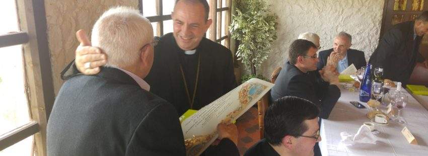 El obispo de Osma-Soria, Abilio Martínez, homenajea a los sacerdotes de la diócesis en el día de San Juan de Ávila