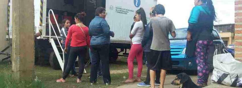 Capacitación tecnológica en el bañado