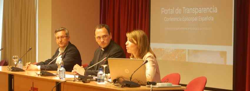 rueda de prensa de presentación del nuevo portal web Portal Transparencia Conferencia Episcopal Española CEE mayo 2017