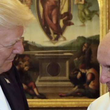 papa Francisco Donald Trump presidente Estados Unidos encuentro en el Vaticano primera visita 24