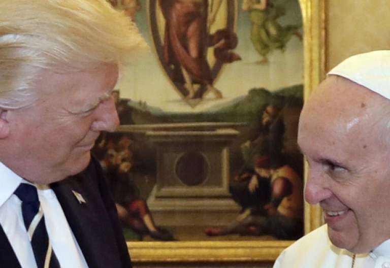 papa Francisco Donald Trump presidente Estados Unidos encuentro en el Vaticano primera visita 24 mayo 2017