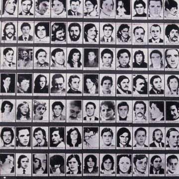 fotos en blanco y negro de personas víctimas de la dictadura en Argentina
