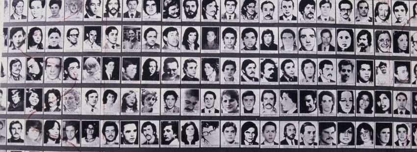 fotos en blanco y negro de personas víctimas de la dictadura en Argentina