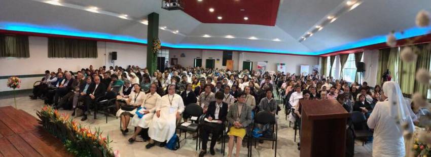 Participantes del I Encuentro Interamericano de Pastoral Educativa en Quito/CIEC