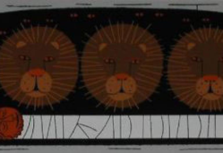 Daniel ante los leones Edie Harper