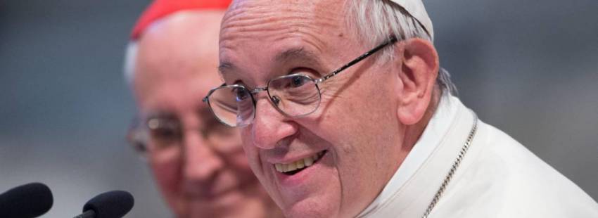 El Papa Francisco, durante un congreso de adolescentes en Roma/CNS