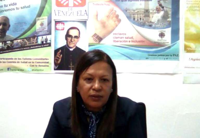Janeth Márquez, directora ejecutiva de Cáritas Venezuela