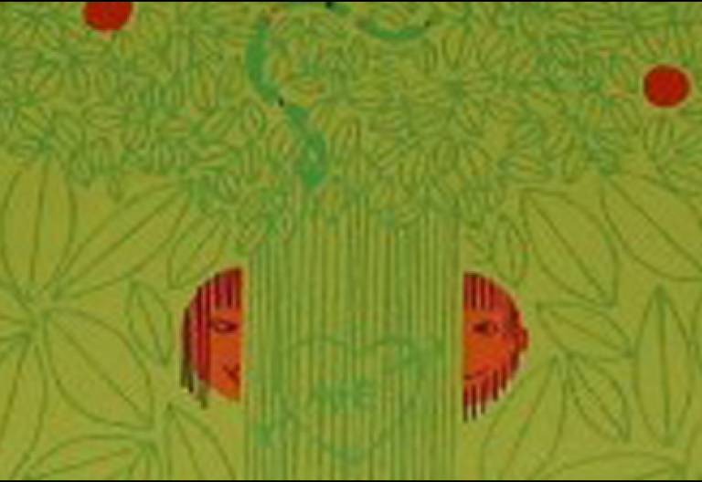 Adan y Eva, cuadro de Edie Harper