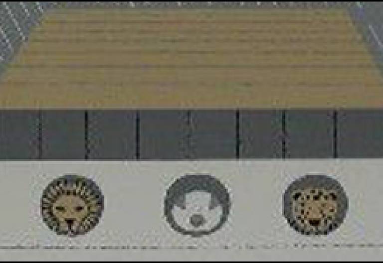 Arca de Noé, pintura de Edie Harper fragmento