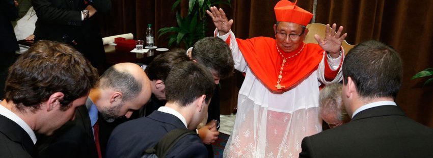 El cardenal de Laos, creado cardenal el 28 de junio 2017