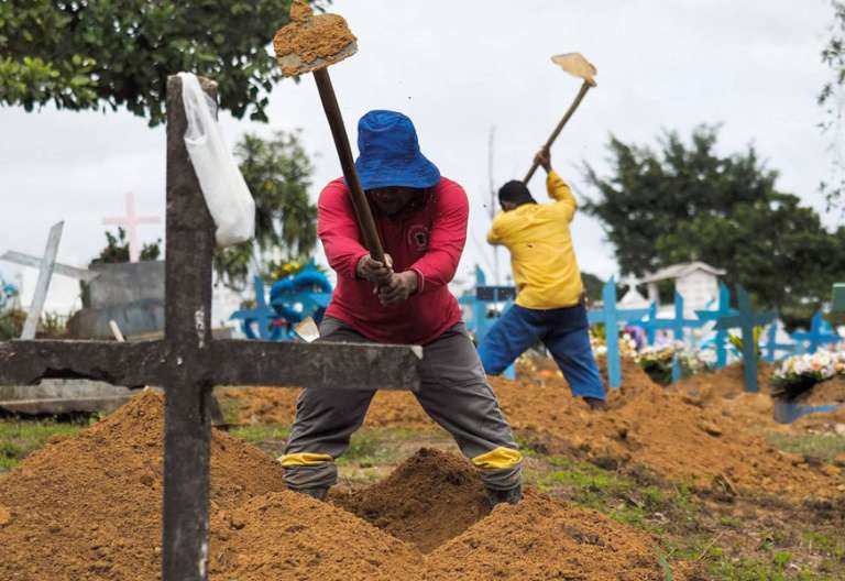 sepultureros Brasil violencia en el campo