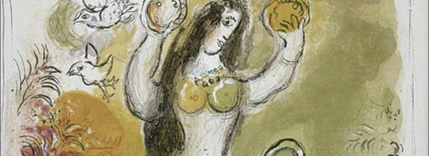 La danza de Miriam hermana de Moisés, Marc Chagall