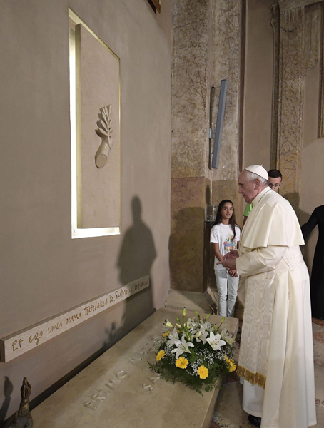 papa Francisco visita Bozzolo y Barbiana Primo Mazzolari y Lorenzo Milani 20 junio 2017
