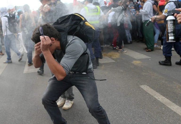 Manifestación contra el Gobierno en Brasilia, en Brasil, en diciembre de 2016/CNS